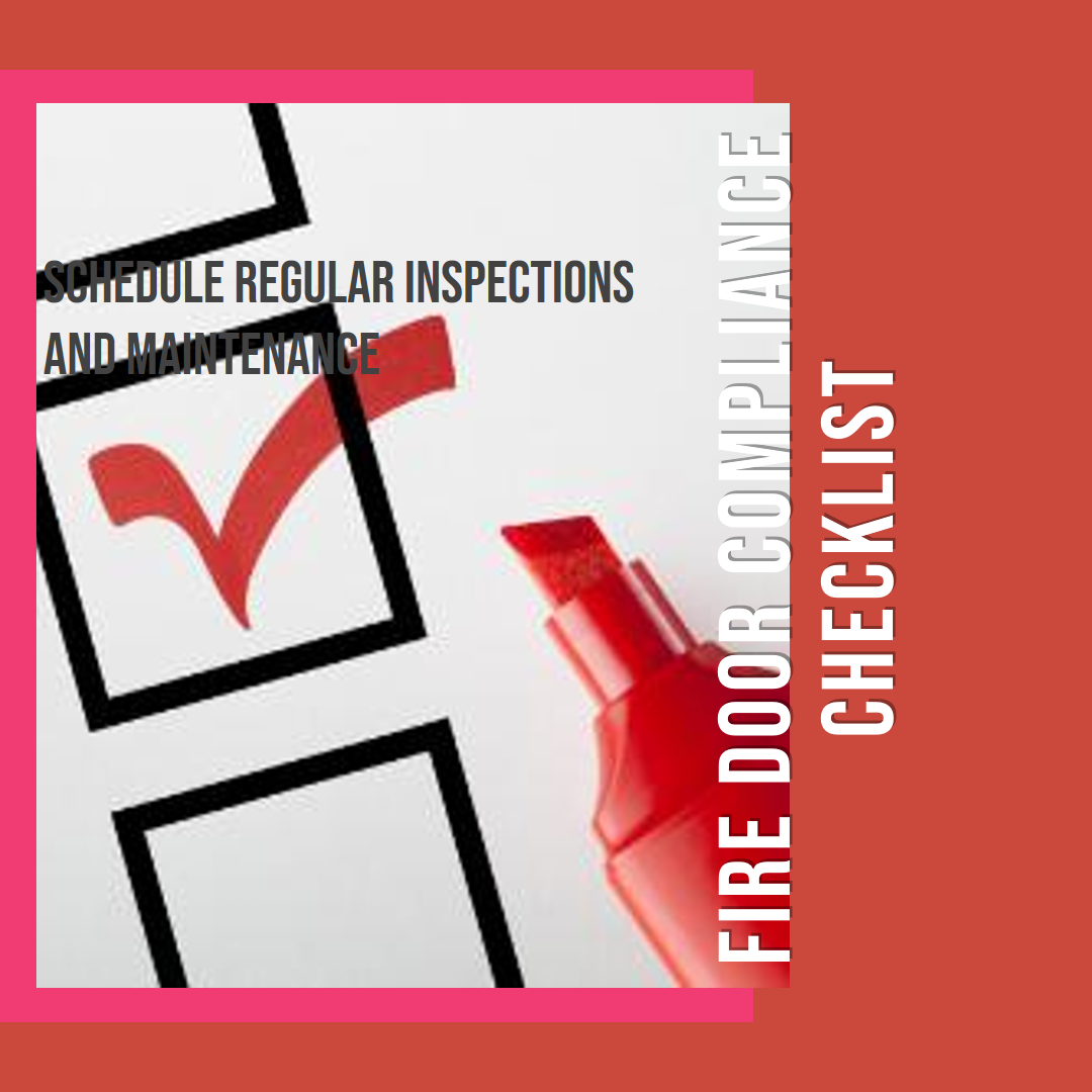 Schedule regular inspections and maintenance